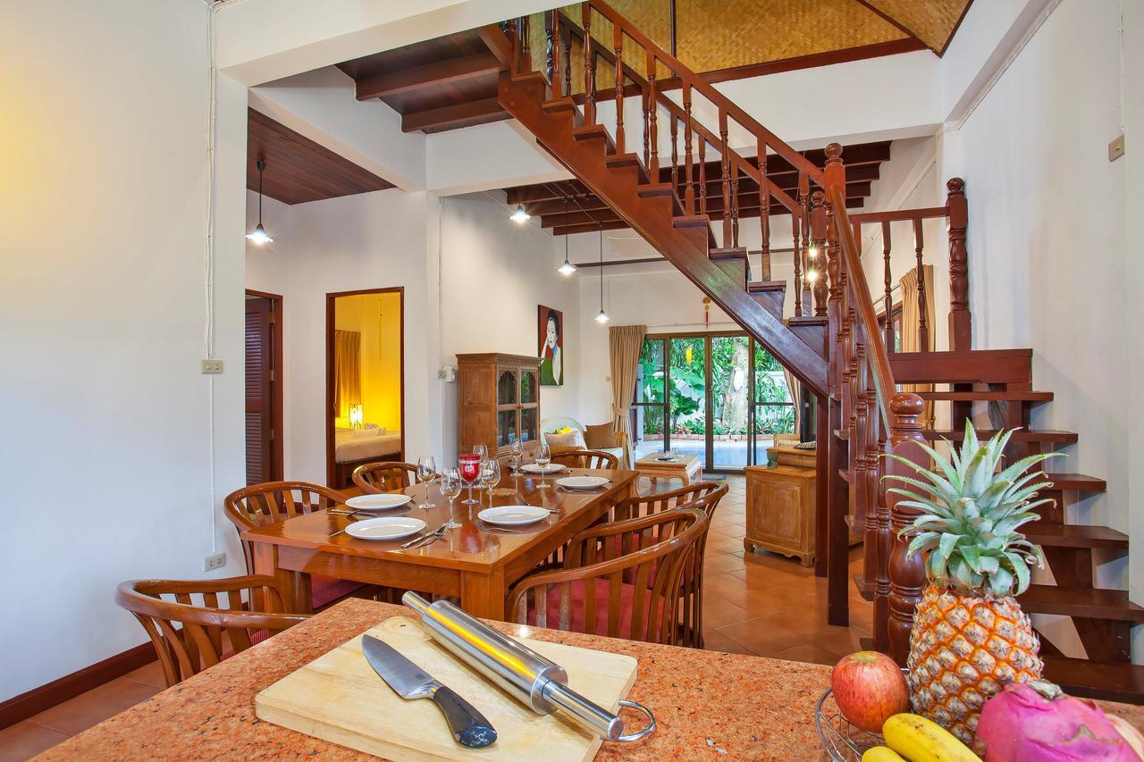 Traditional Thai Villa Nikkie In Tropical Nature, 4Br & Pool, Near Rawai Beach Nai Harn Екстериор снимка