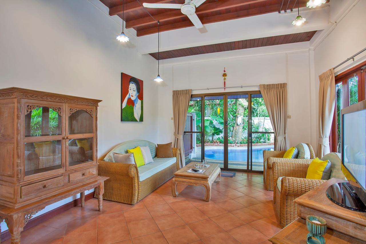 Traditional Thai Villa Nikkie In Tropical Nature, 4Br & Pool, Near Rawai Beach Nai Harn Екстериор снимка