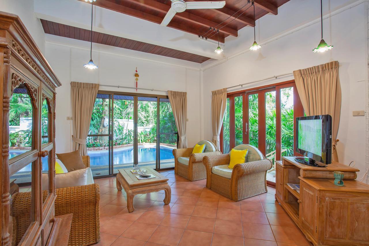 Traditional Thai Villa Nikkie In Tropical Nature, 4Br & Pool, Near Rawai Beach Nai Harn Екстериор снимка